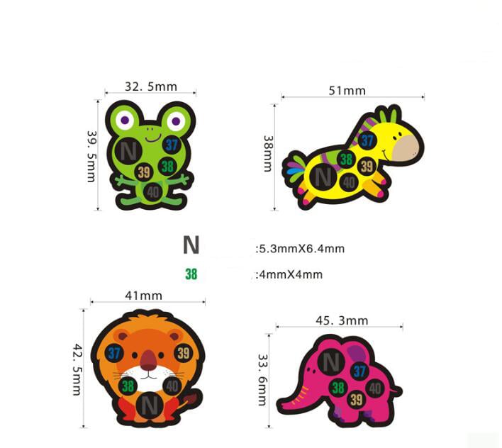 HH0048-A Baby forehead temperature variation color-changing thermometer